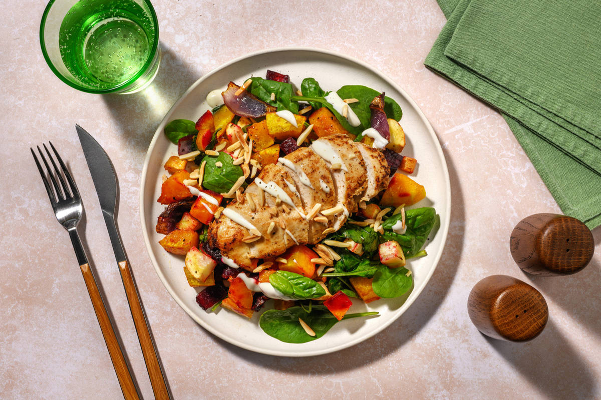 Kiwi-Spiced Chicken & Veggie Toss