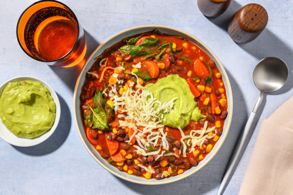 One-Pot Chipotle Black Bean Chilli