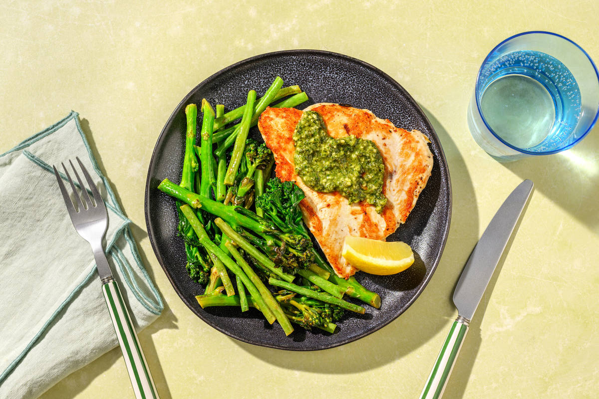 Seared Chicken Breast Basil Pesto Recipe HelloFresh