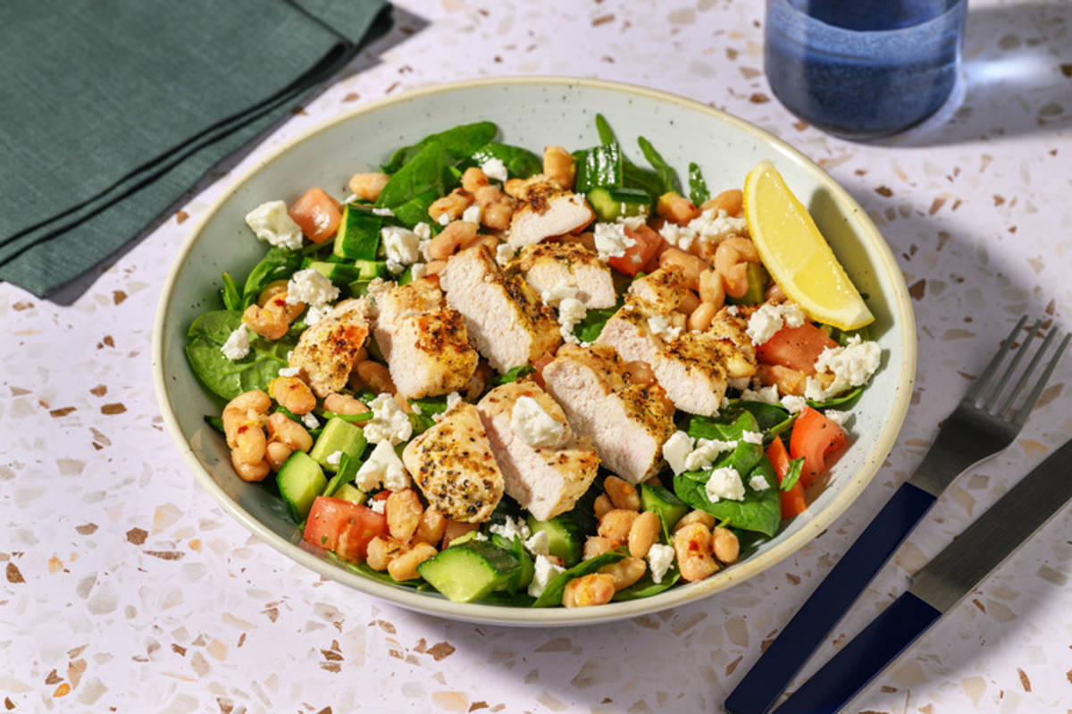 Zingy Chicken & Chilli White Bean Salad