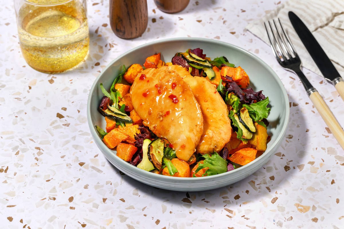 Sticky Sweet-Soy Halloumi