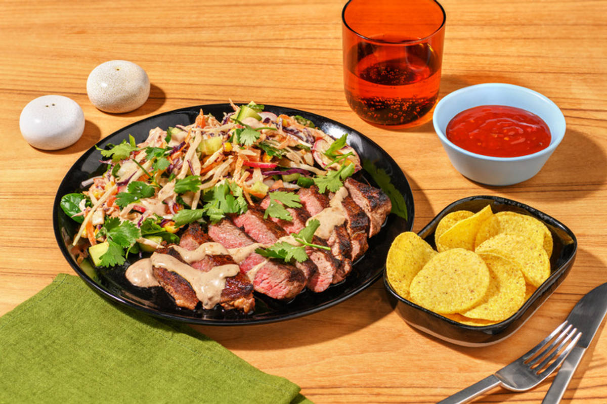 Buttery Chipotle Beef and Roast Potatoes