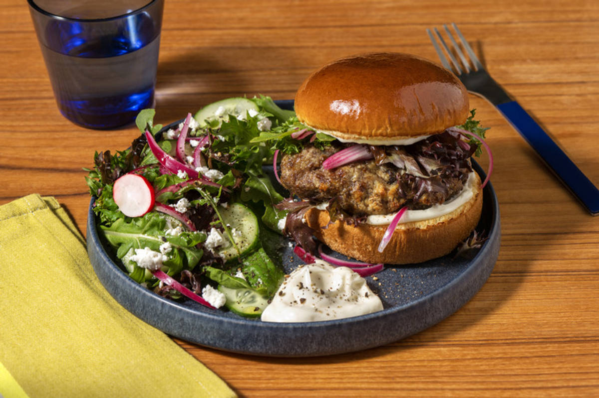 Herby Venison, Beef & Currant Burger
