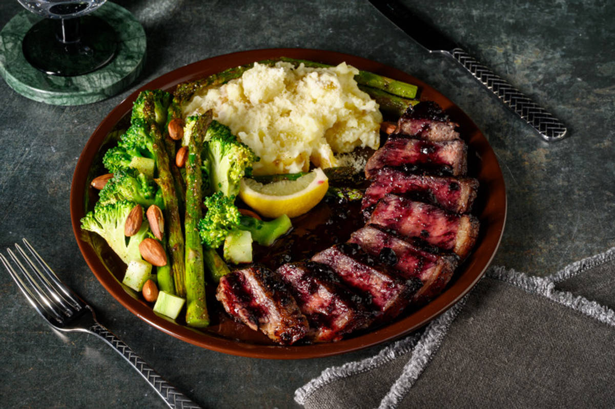 Smokey Venison Steak & Creamy Potatoes