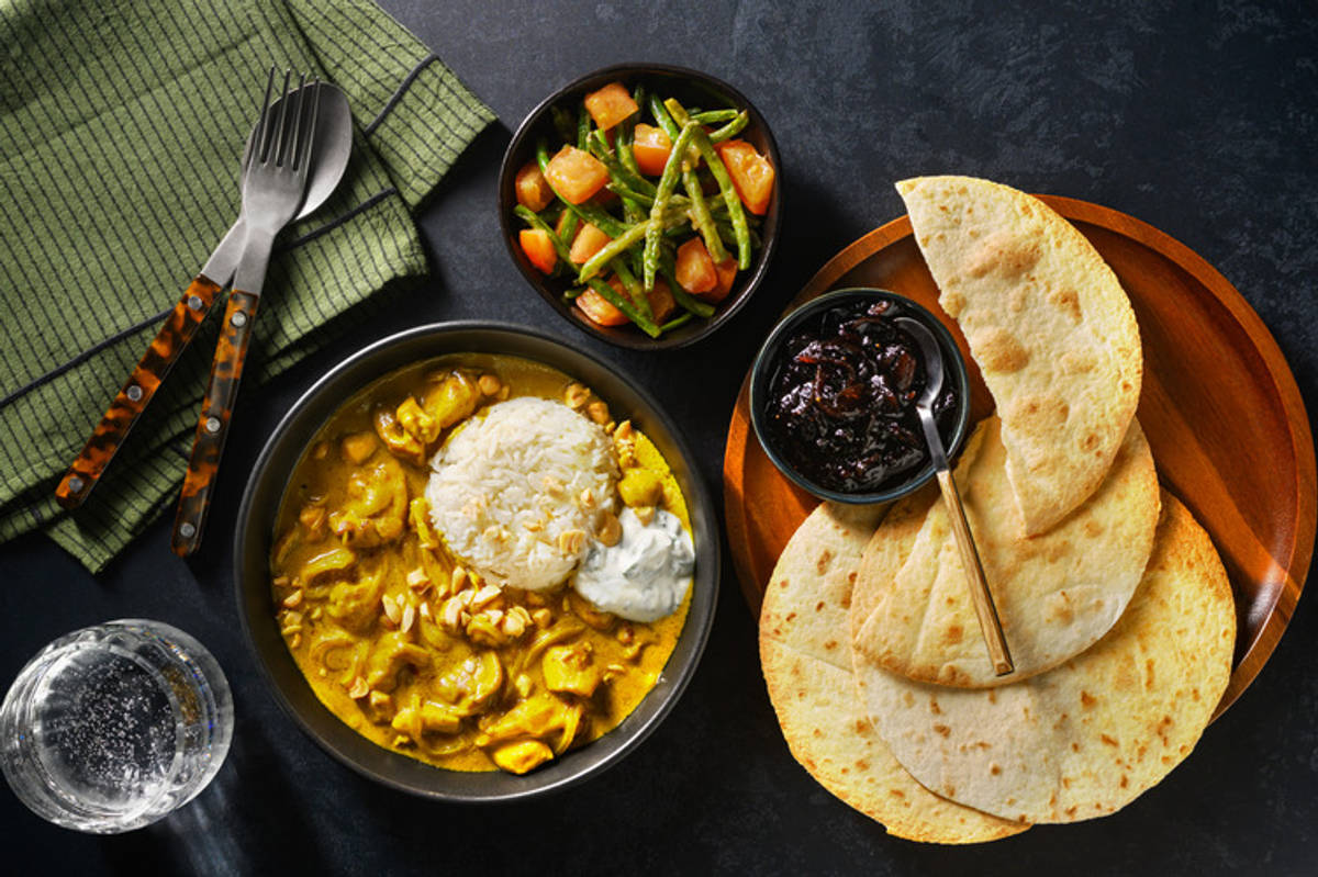 Ultimate Chicken Korma Curry & Tortillas