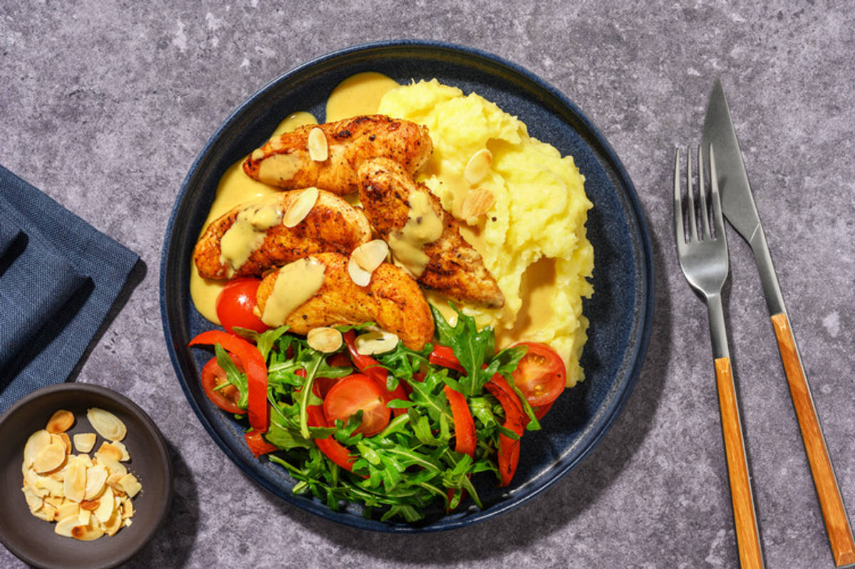 Shortcut Seared Chicken & Honey Mustard Sauce