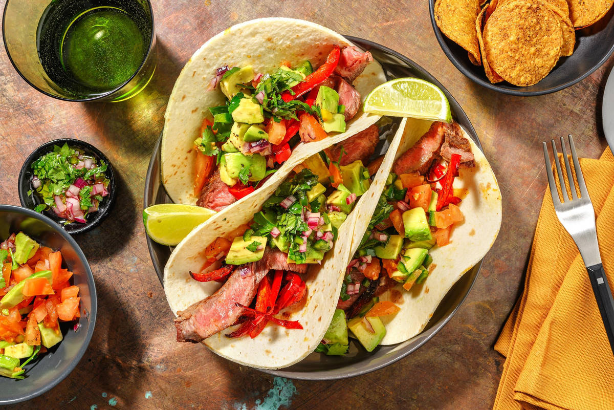 Chimichurri Tenderloin Steak Tacos