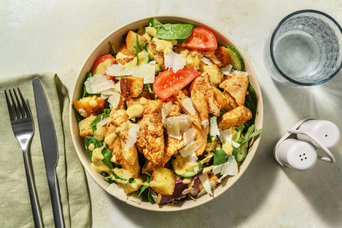 HelloHero: Aussie Chicken & Mustard-Cider Bacon Salad
