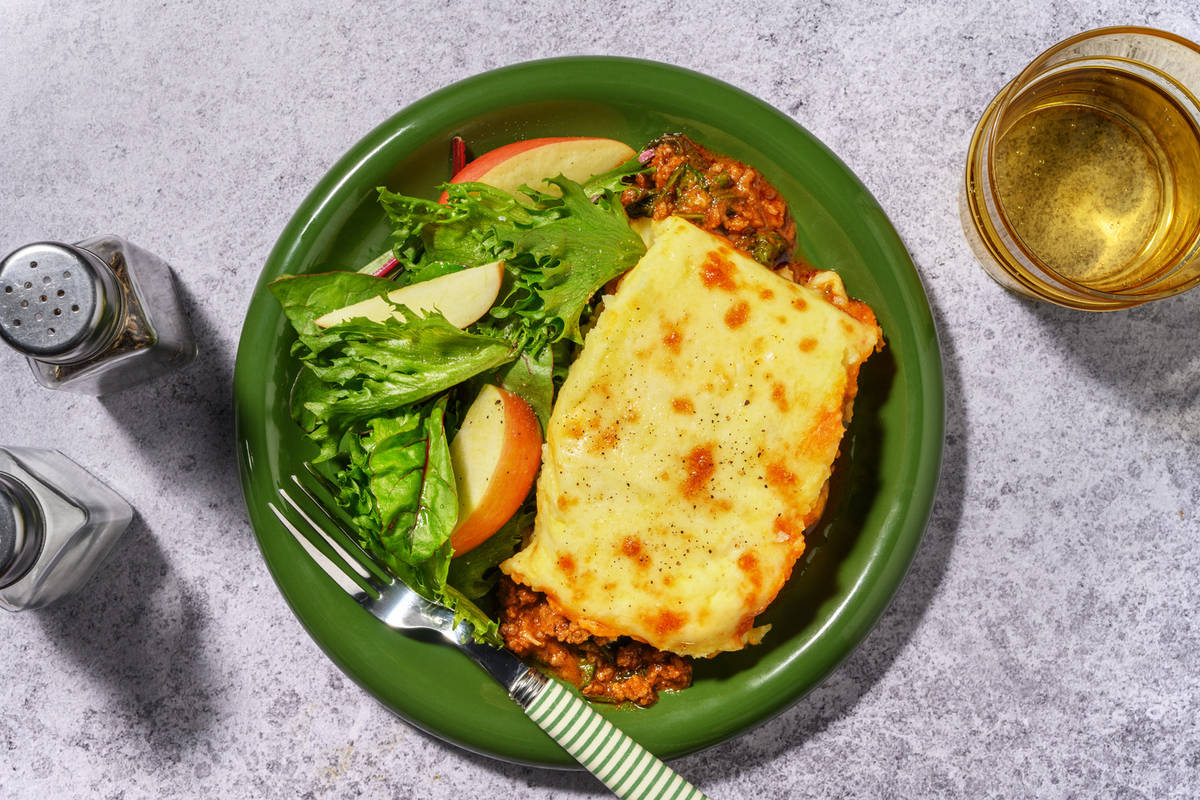 Fragrant Beef, Pork & Bacon Pie