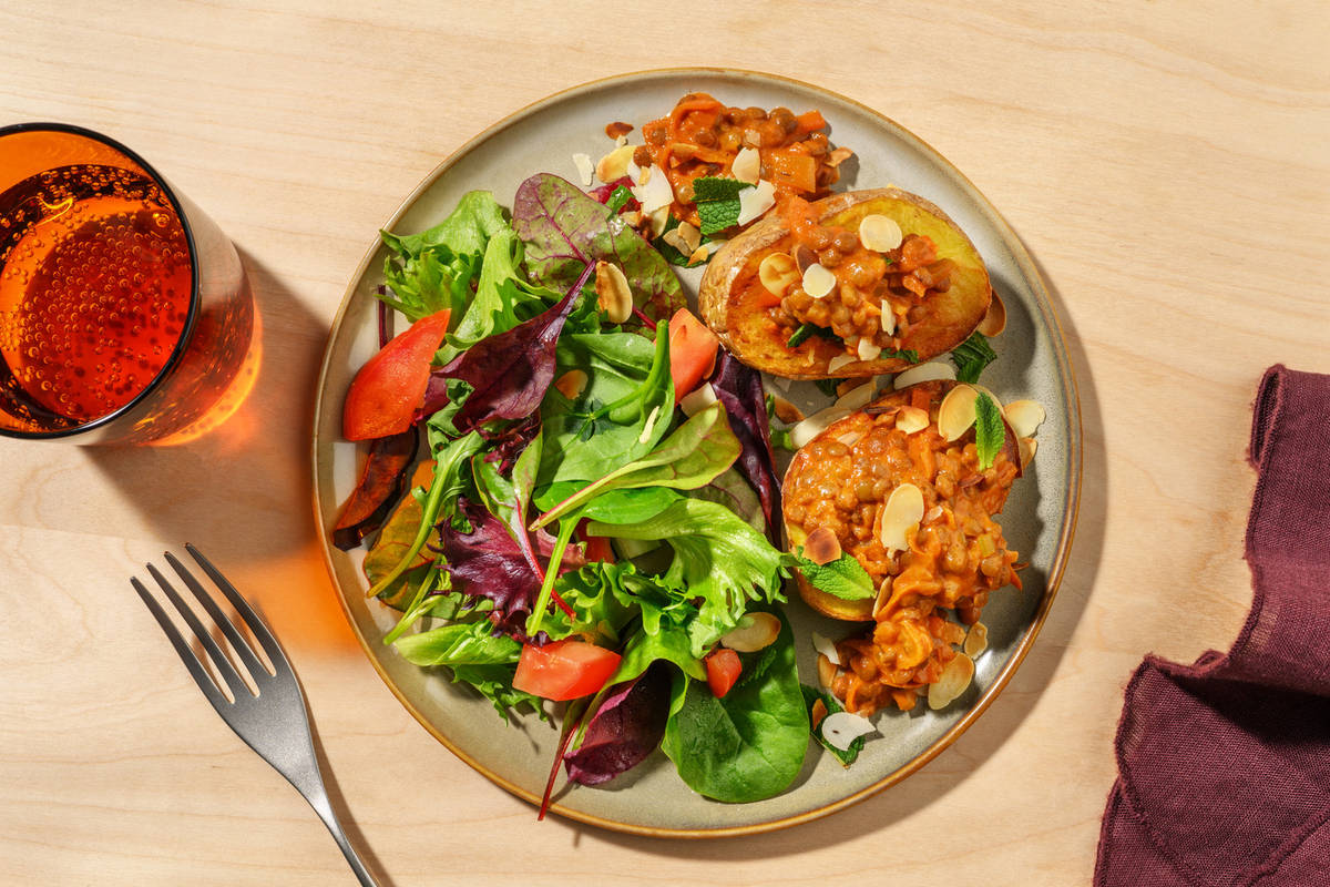 Plant-Based Dhal Loaded Spuds