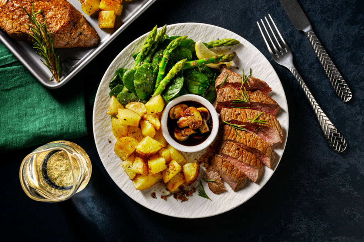 Classic Beef Rump & Twice-Cooked Potatoes