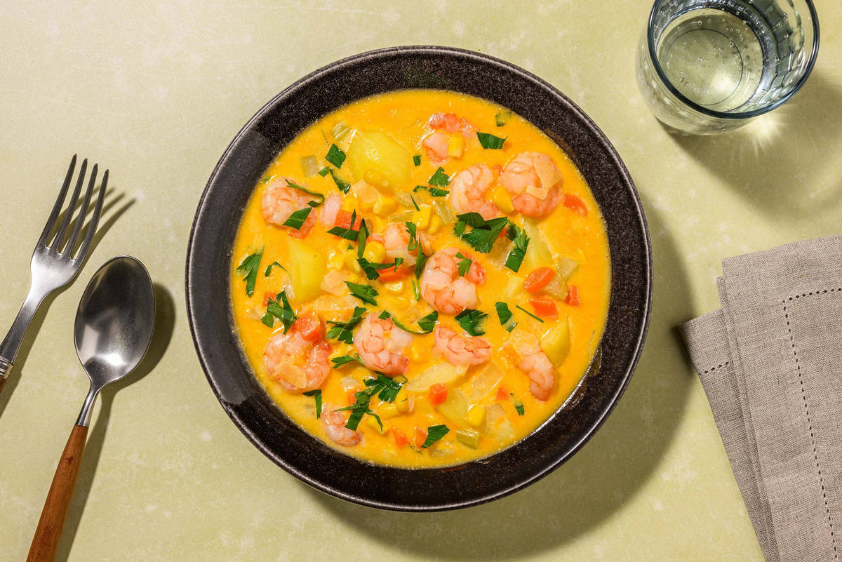 Smoky Shrimp and Corn Chowder