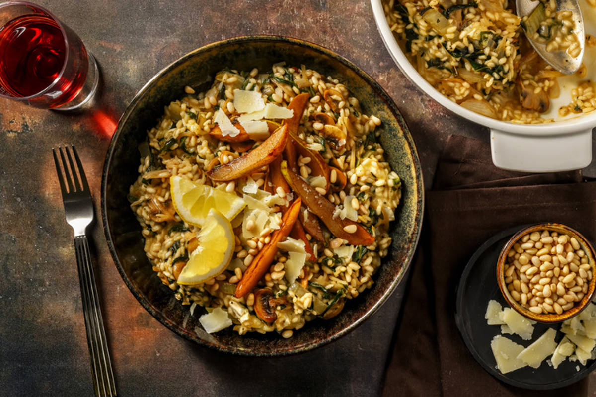 Deluxe Brie & Mushroom Risotto