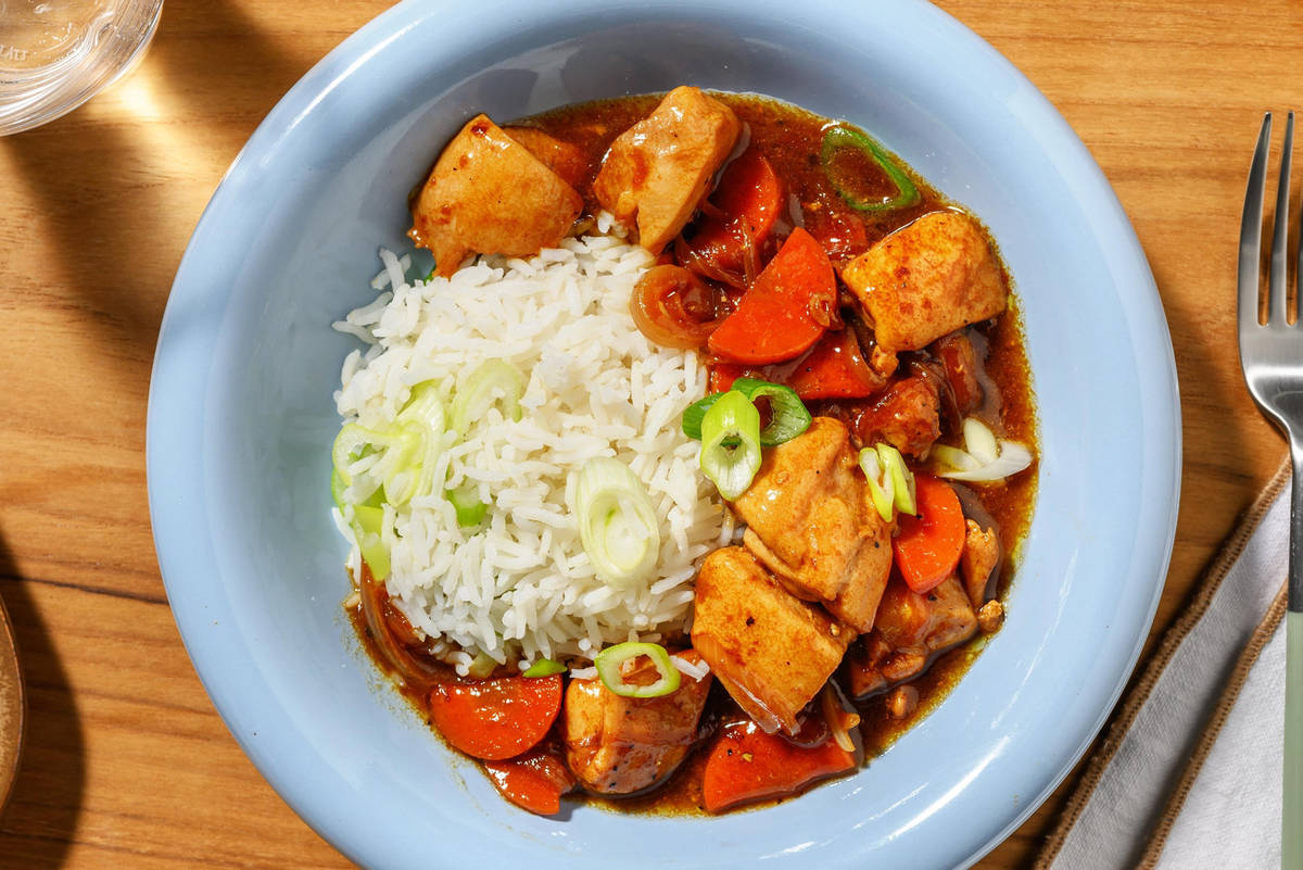 Japanese-Style Chicken Curry Bowls