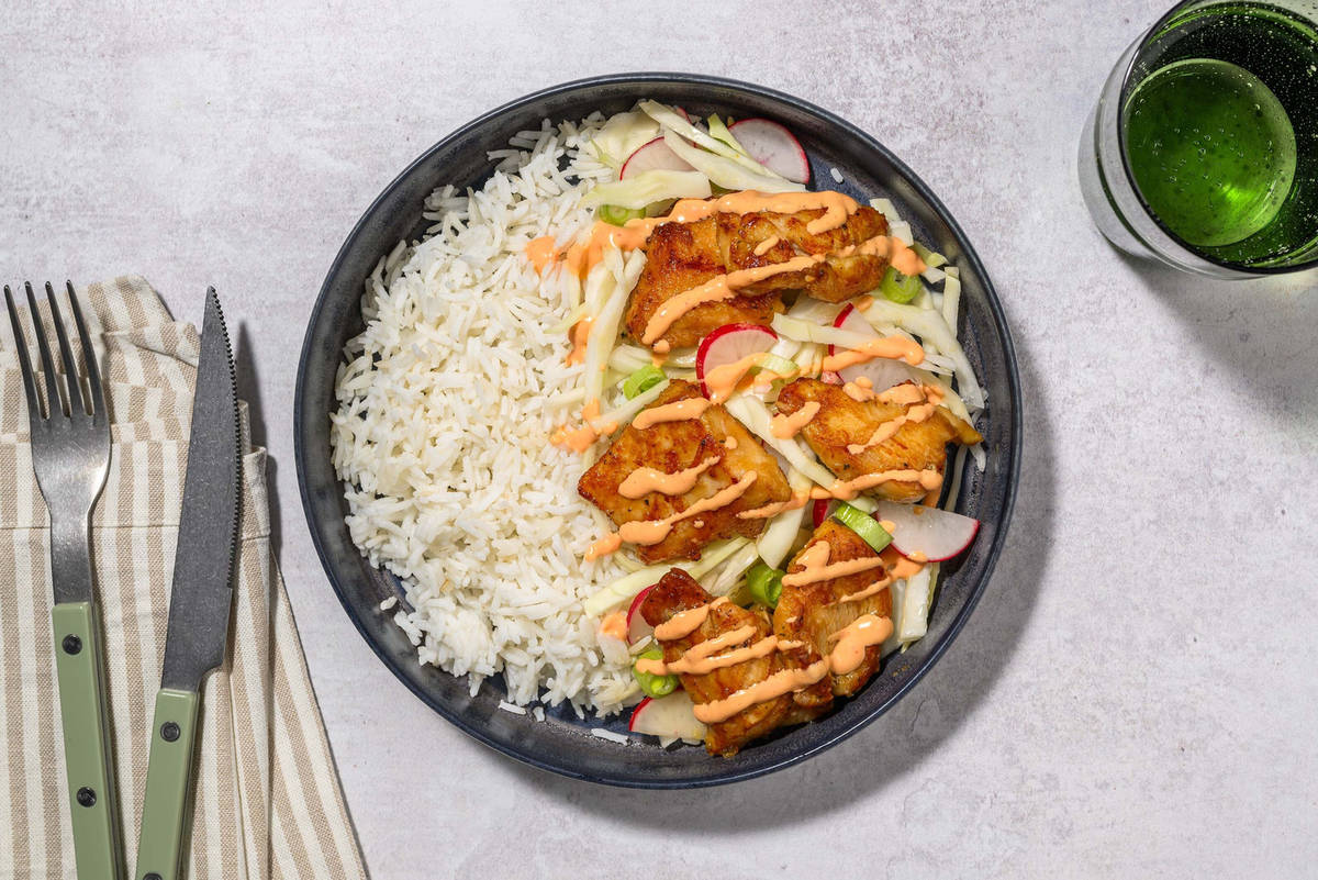 Karaage-Inspired Chicken Breast Bowls