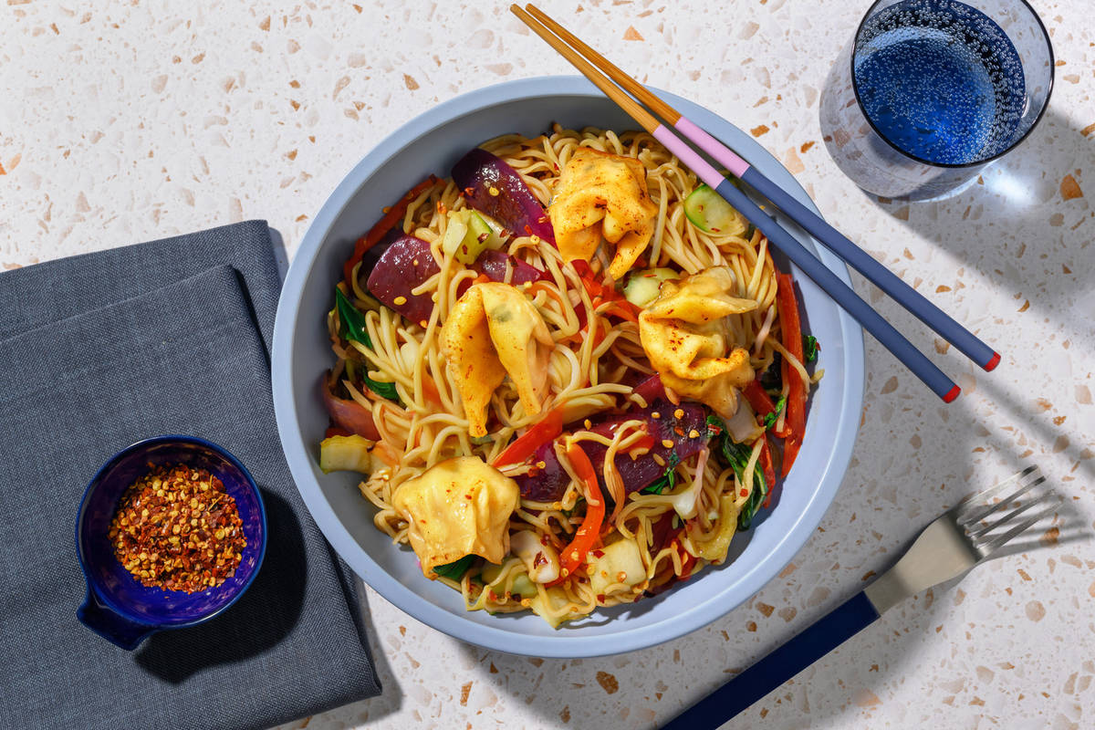 Chinese Prawn Wonton Egg Noodles