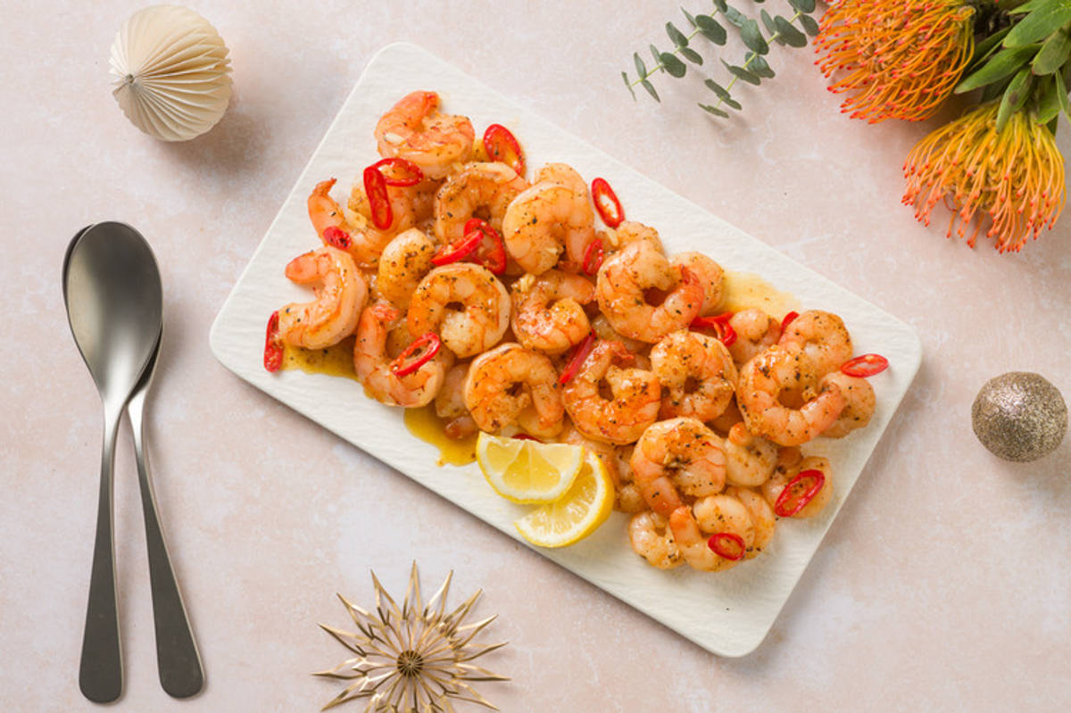 Super Serve Lemon Pepper Prawns