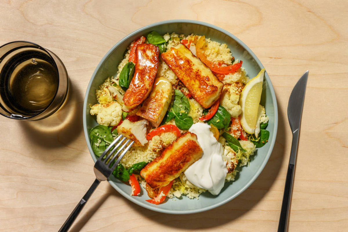 Mediterranean Haloumi & Zesty Couscous