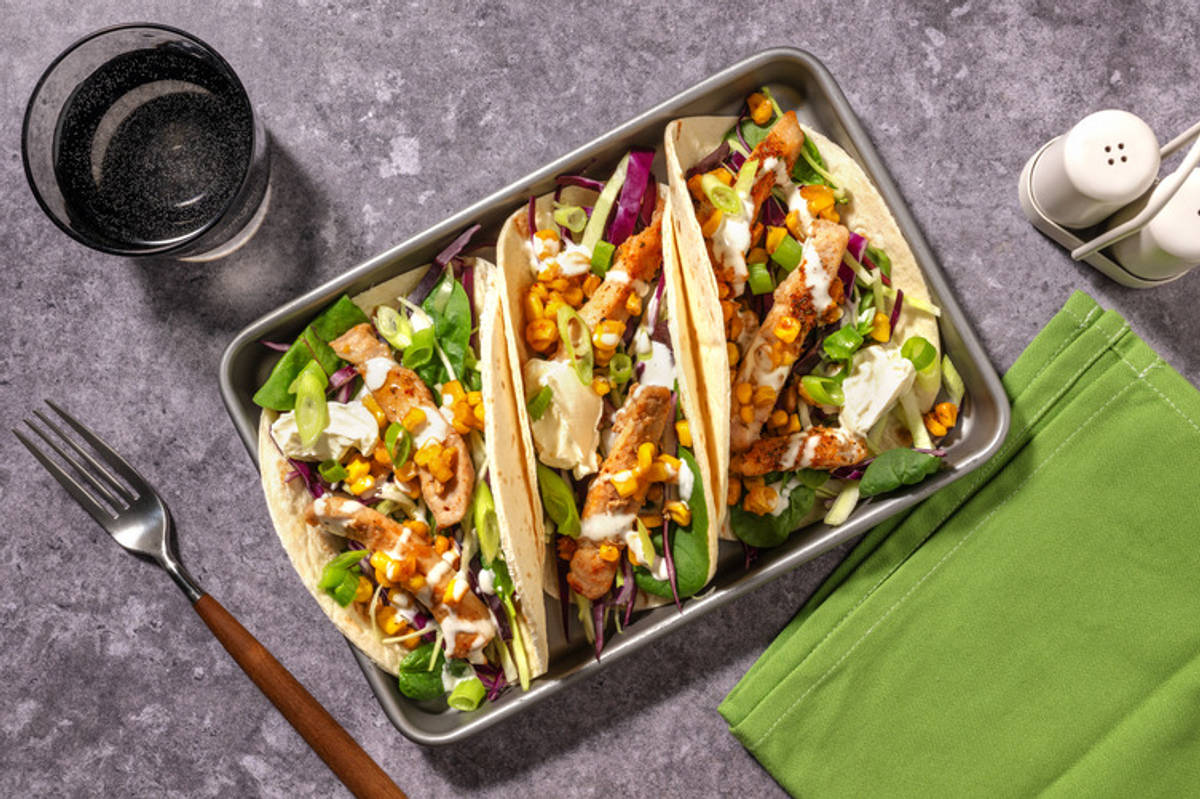 Mexican Fiesta Pork & Corn Tacos
