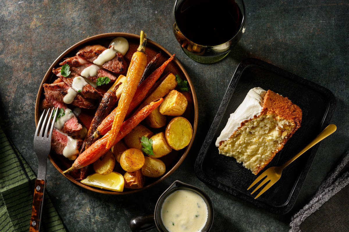 Seared Venison & Creamy Lemon-Herb Sauce for Dinner