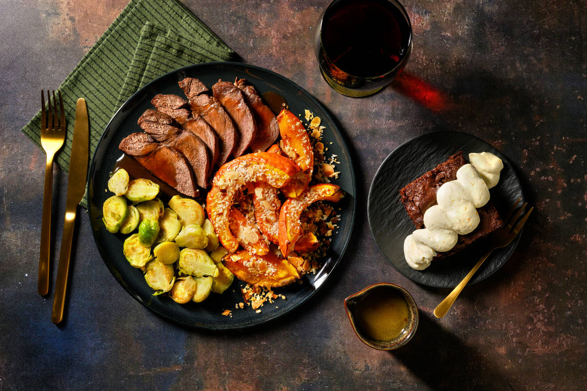Roast Lamb & Pumpkin Gratin For Dinner