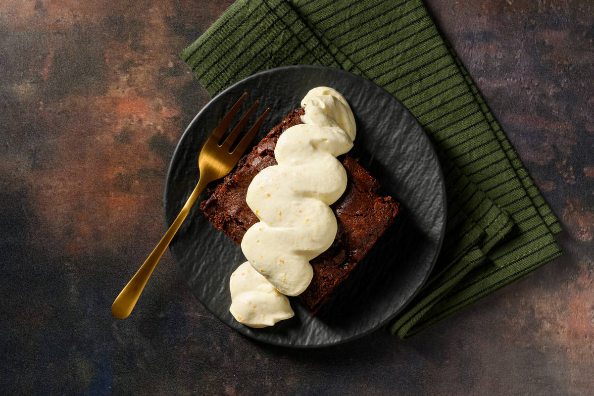 Spiced Fruit & Nut Brownie