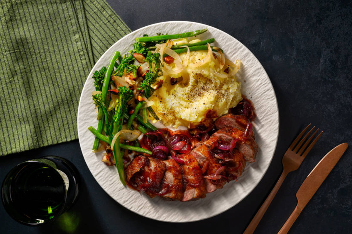 Prime Roast Duck & Truffle-Parmesan Mash