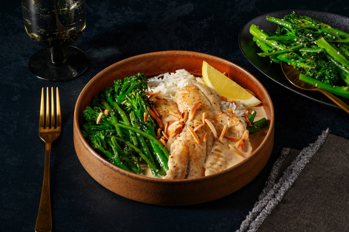 Pan-Seared John Dory & Sesame Greens