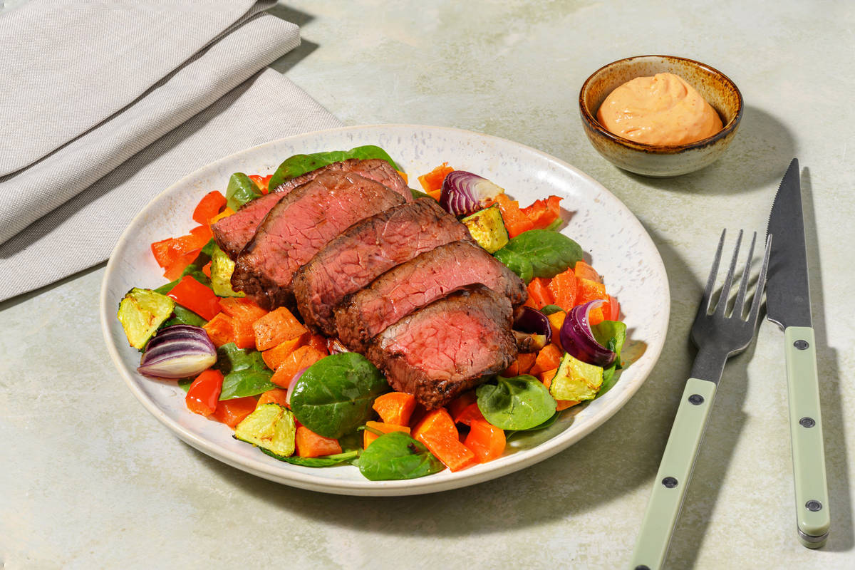 Sweet-Soy Seared Venison Steak