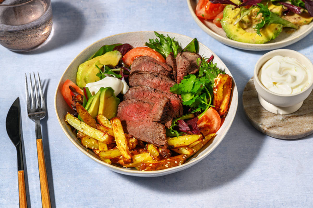 Sweet Soy Beef & Hand-Cut Sesame Fries