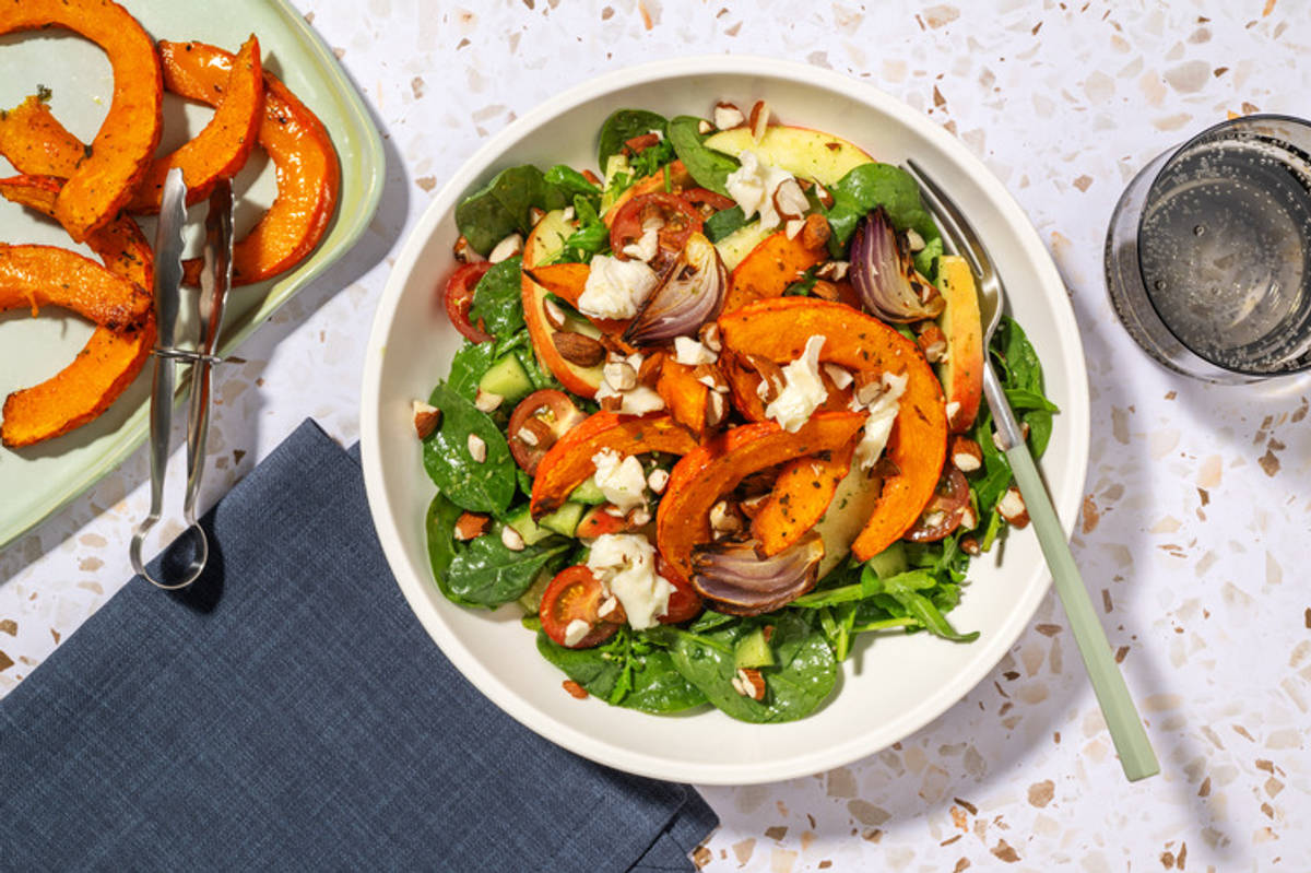 Herby Pumpkin & Basil Pesto Salad