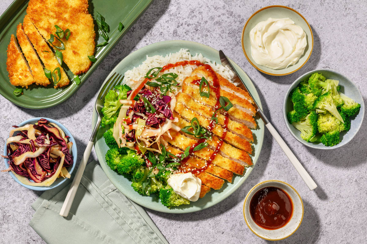 Double Tonkatsu Chicken & Rice Bar