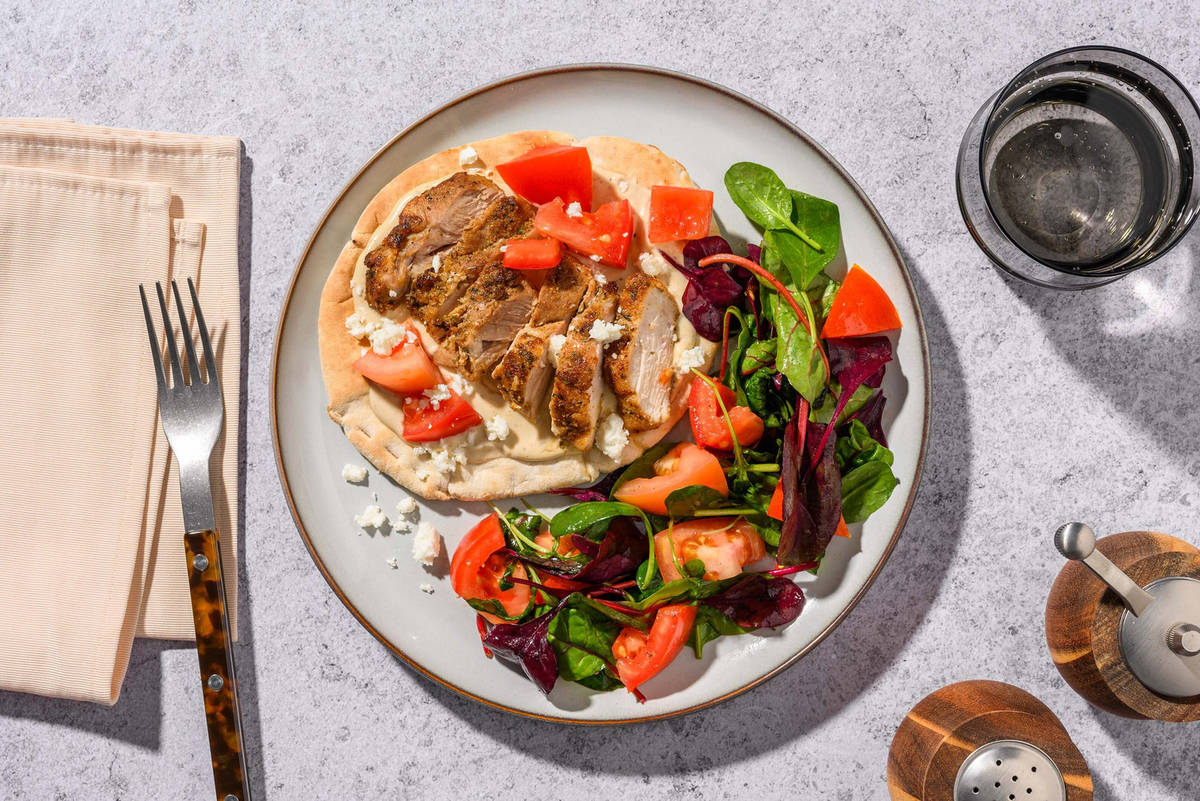 Shawarma-Style Chicken Breasts Wraps