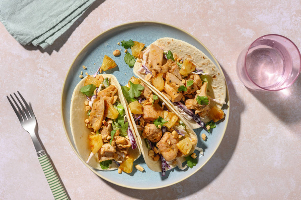 Caribbean Beef Rump & Pineapple Tacos