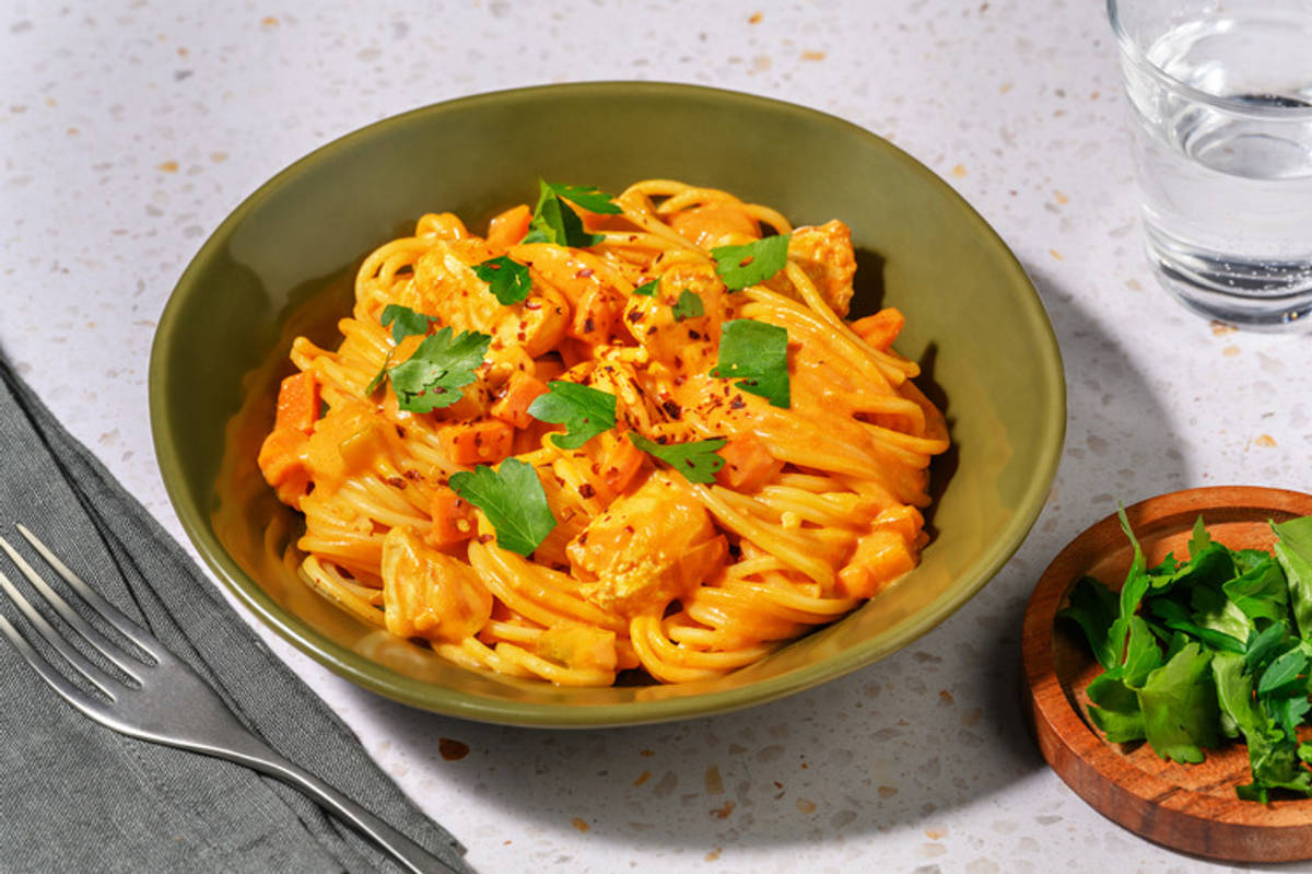 Chicken & Tomato Speedy Spaghetti