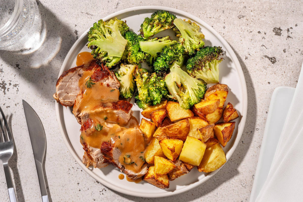 Cal Smart Honey-Thyme Pork