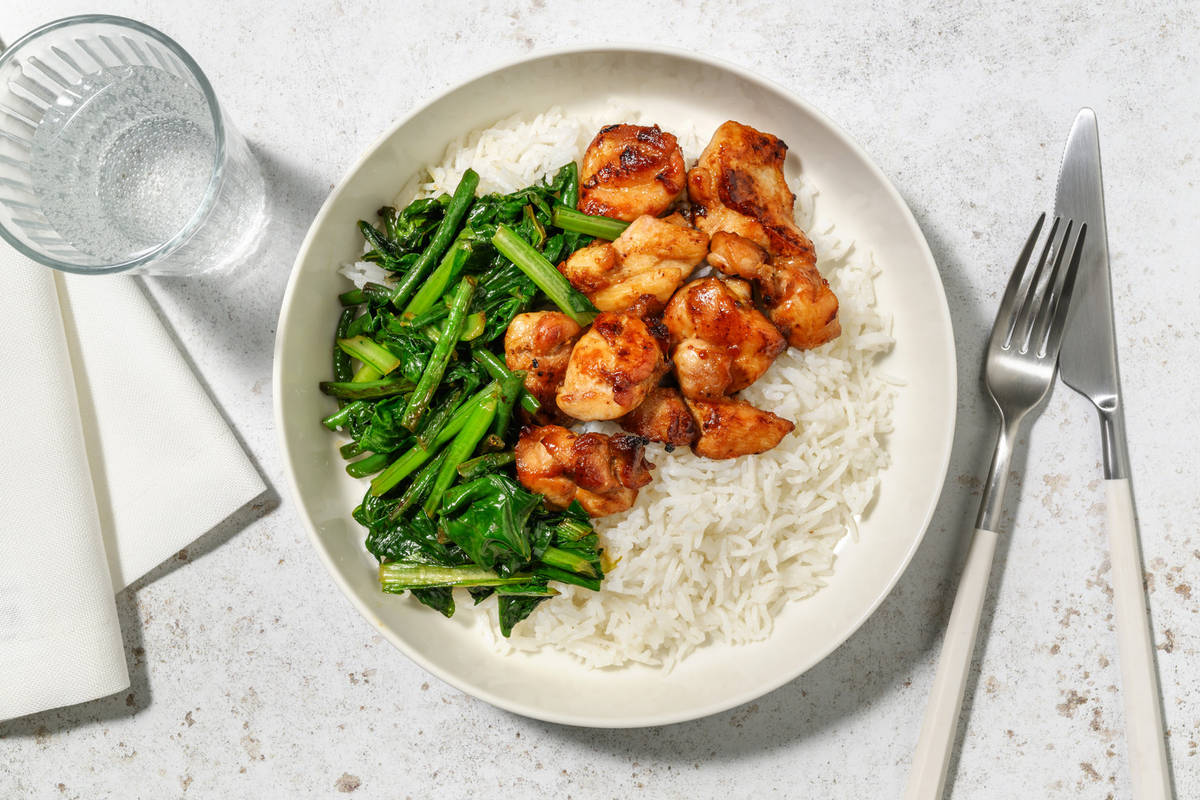 Lemongrass Chicken & Stir-Fried Veggies