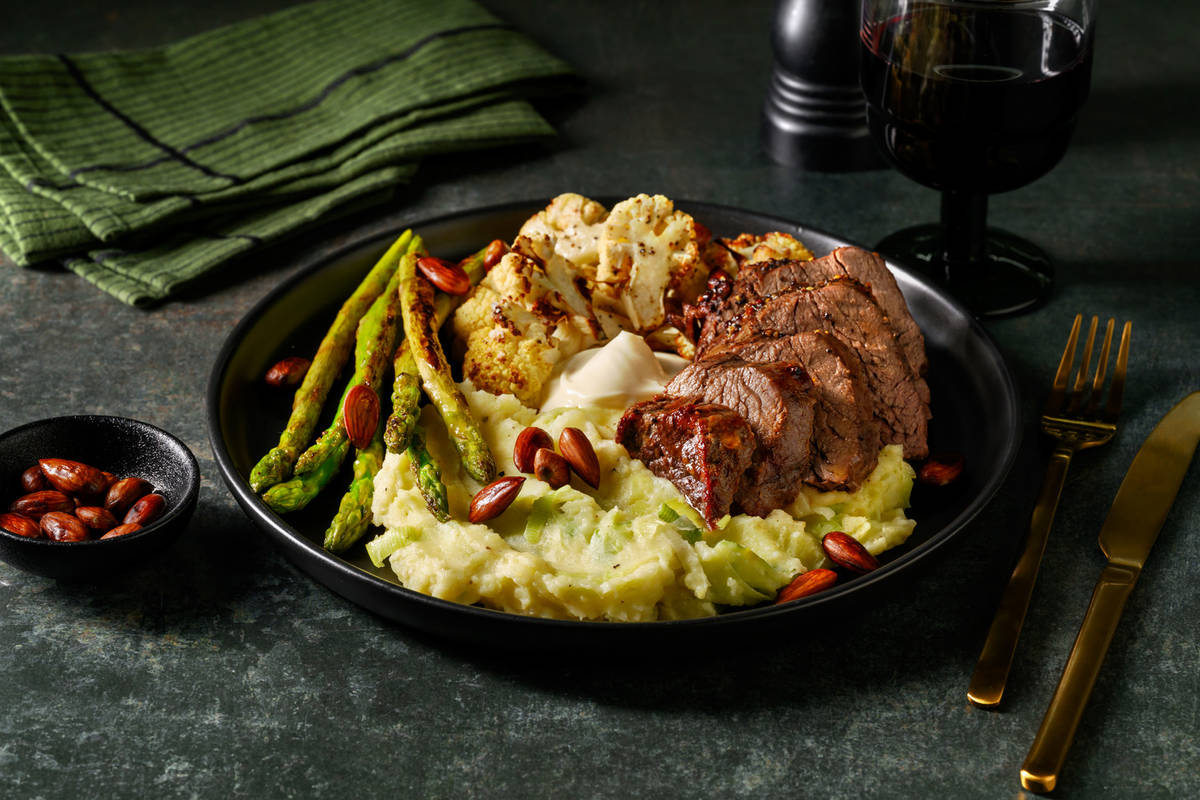 Lamb Shoulder & Cheesy Leek Mash