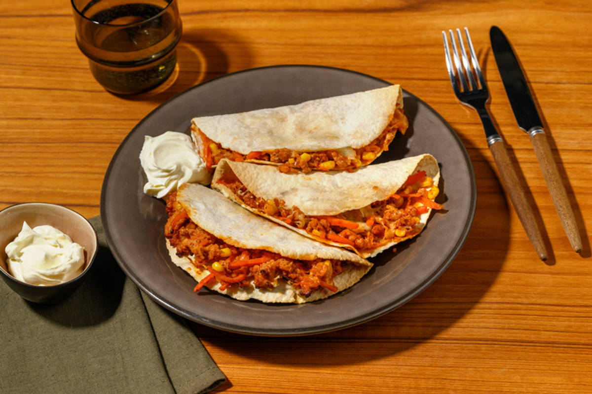 Mexican Pork Quesadillas