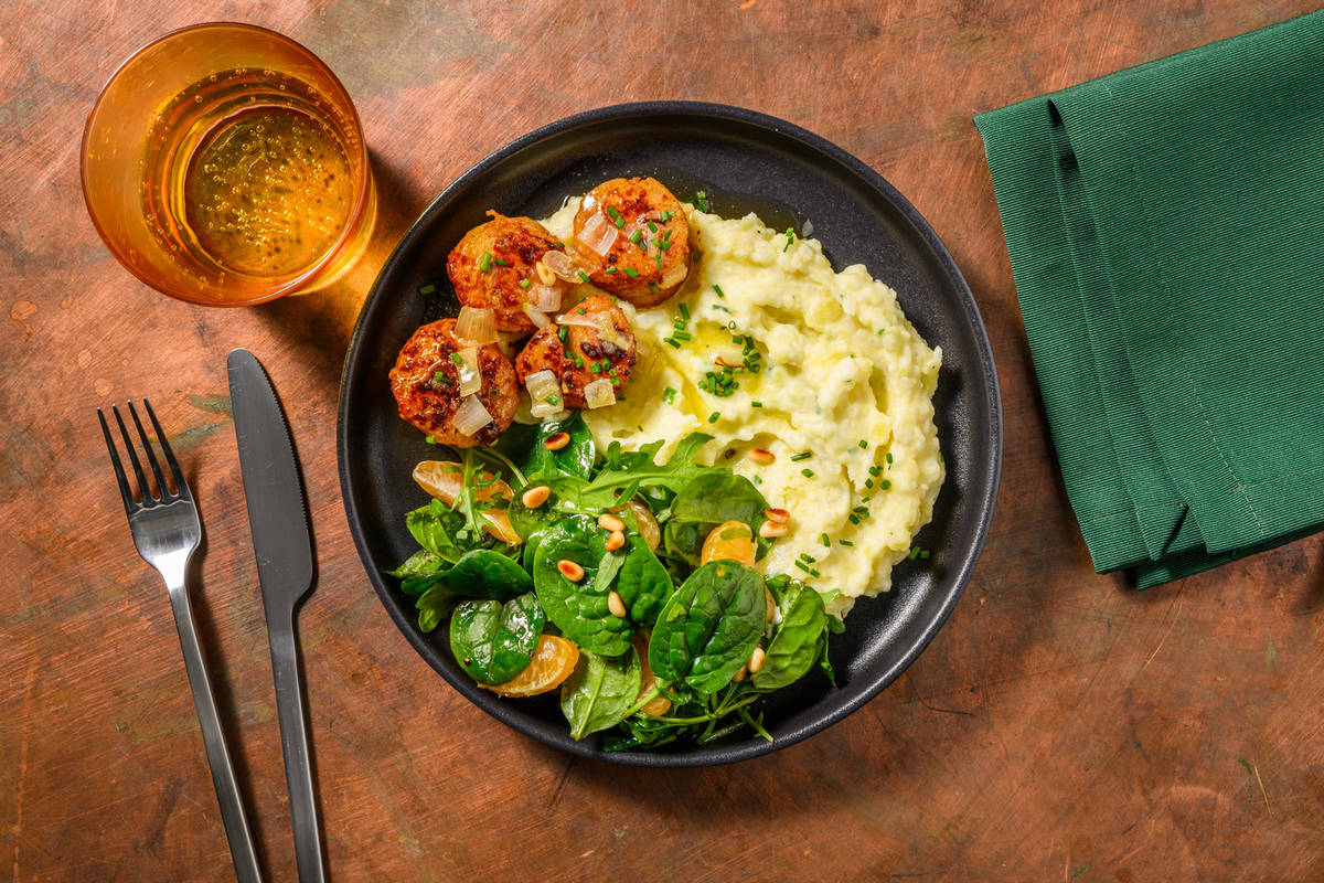 Truffled Beurre Blanc Scallops