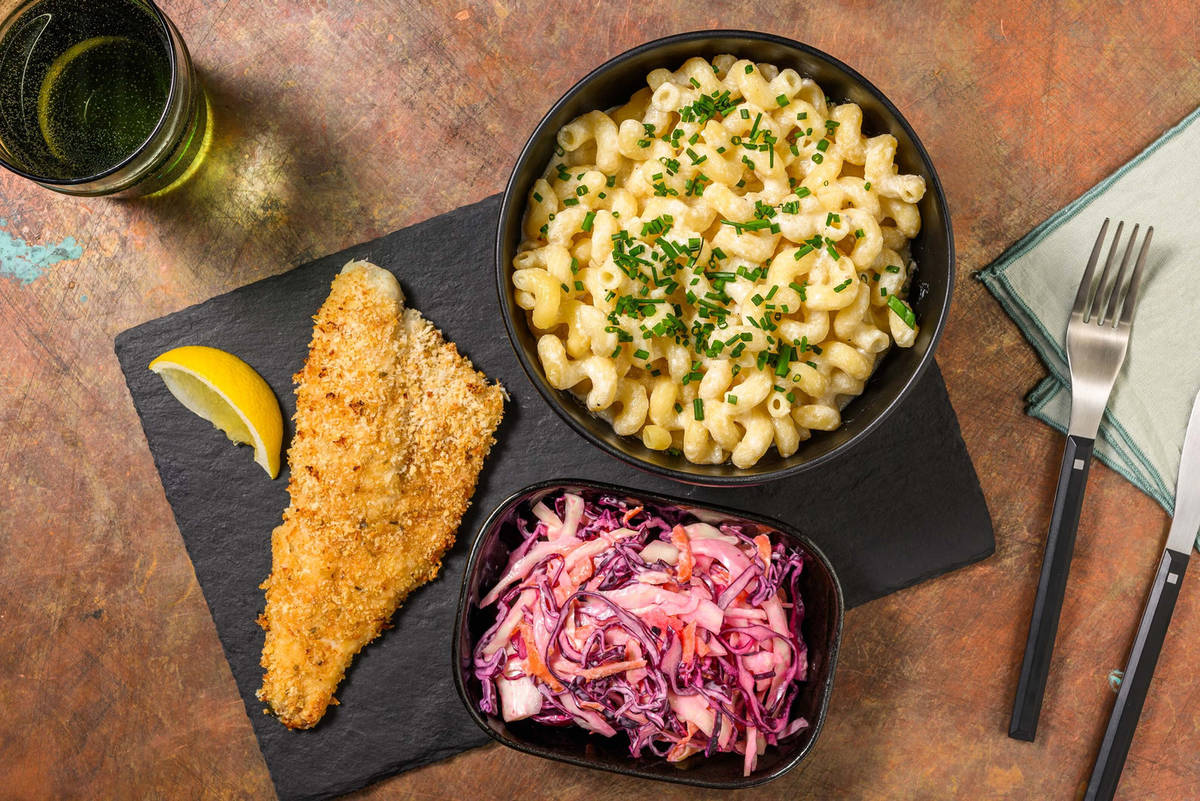 Panko-Crusted Cajun-Inspired Sea Bass