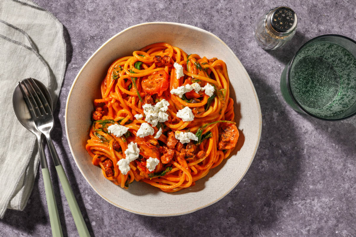 Easy As Double Bacon & Cherry Tomato Spaghetti