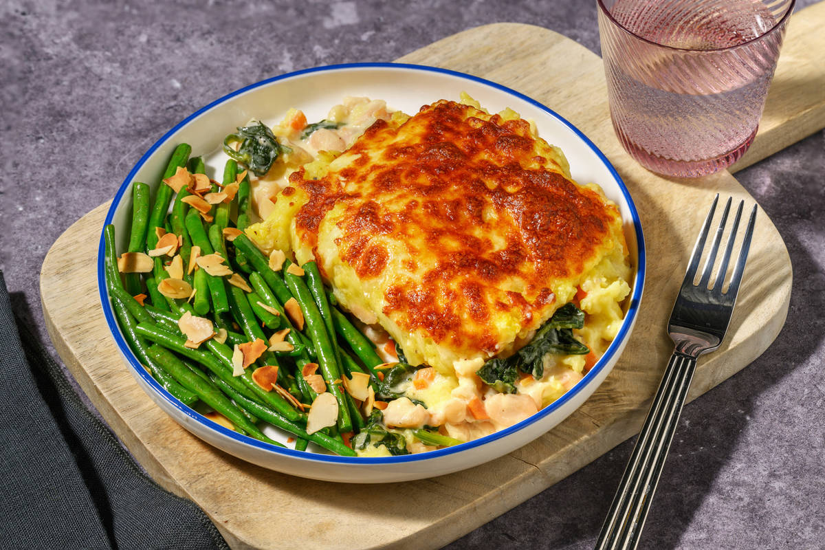 Creamy Italian White Bean Pie