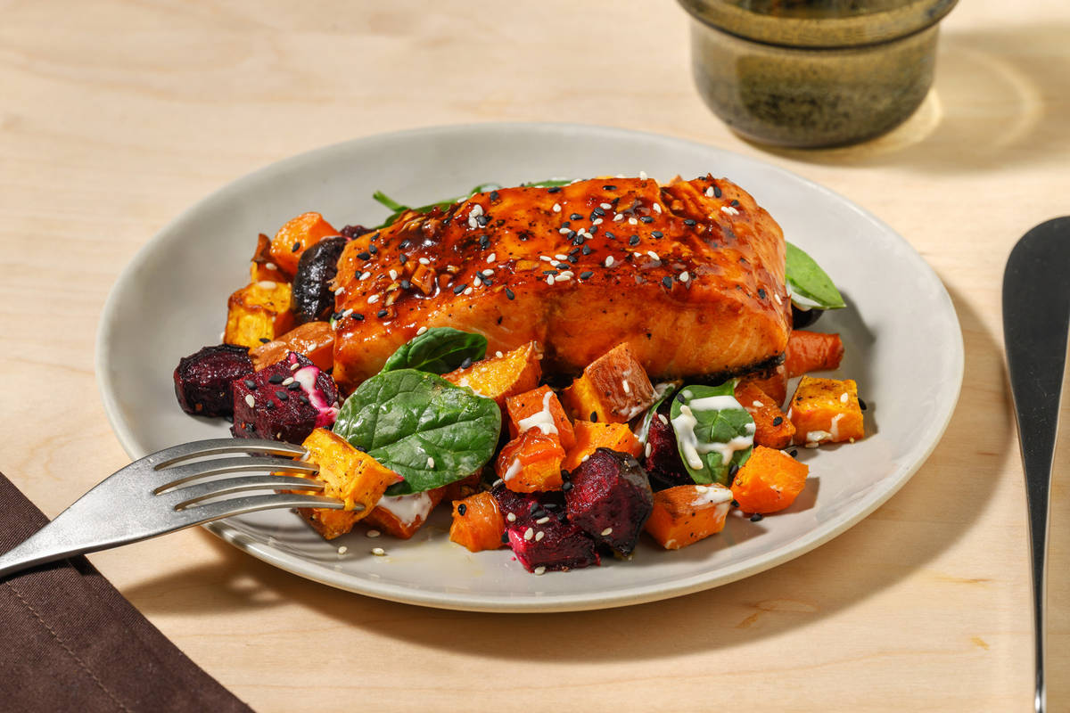 Double Soy & Ginger Sesame Salmon