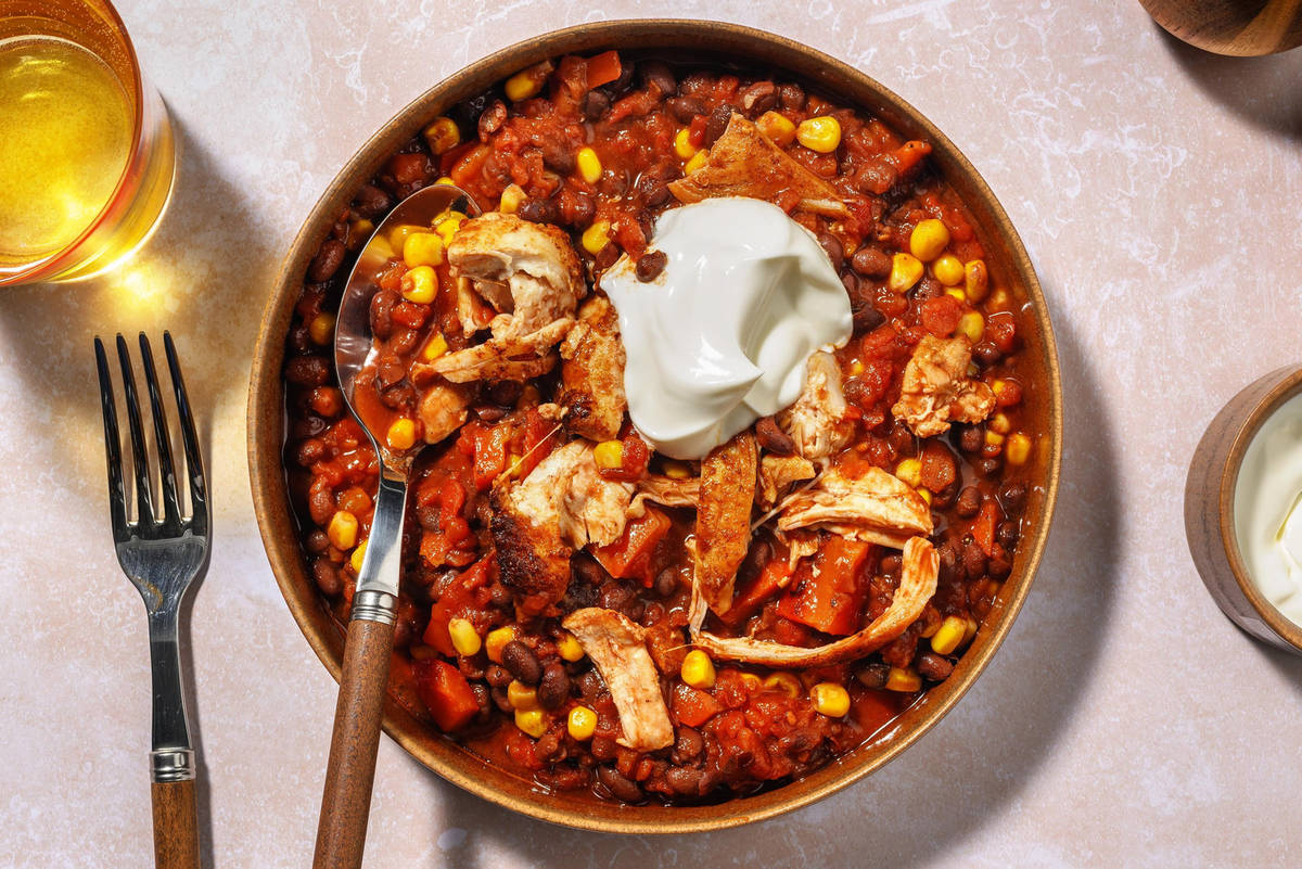One-Pot Chicken-and-Corn Chili