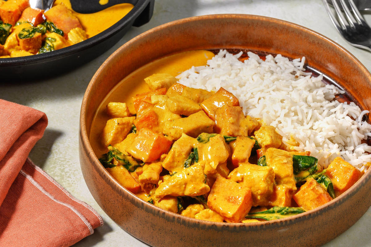 Warming West African Inspired Coconut Chicken Curry