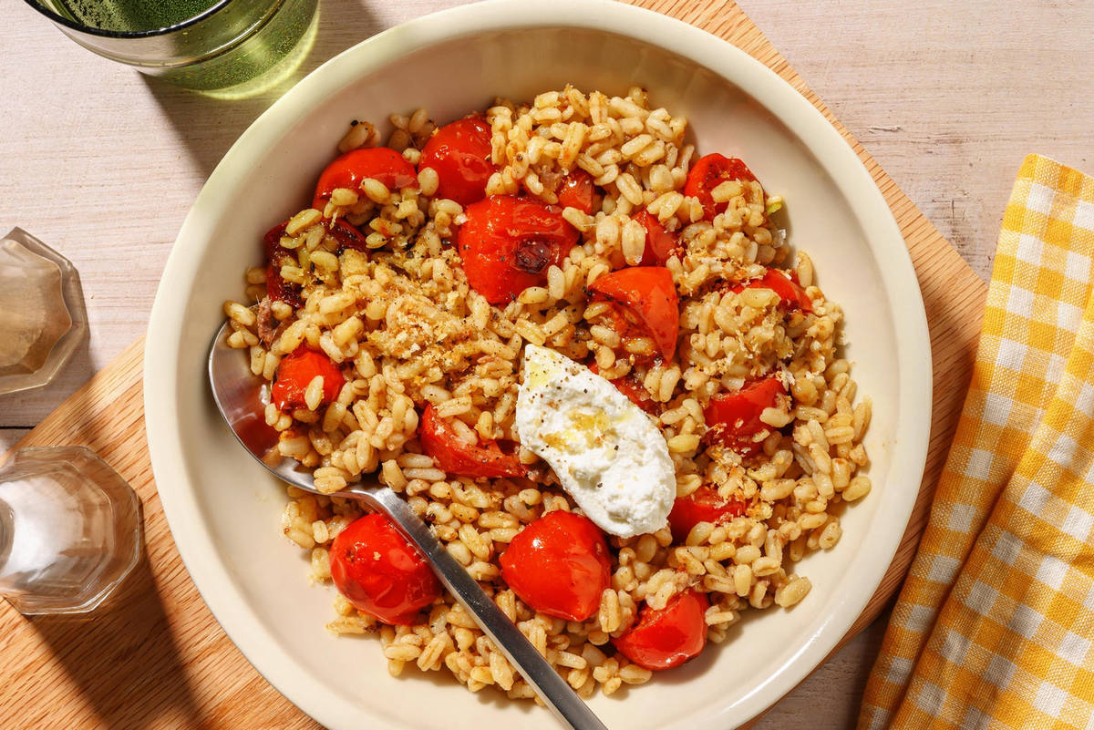 Orzo 'ammuddicato' alla salsiccia