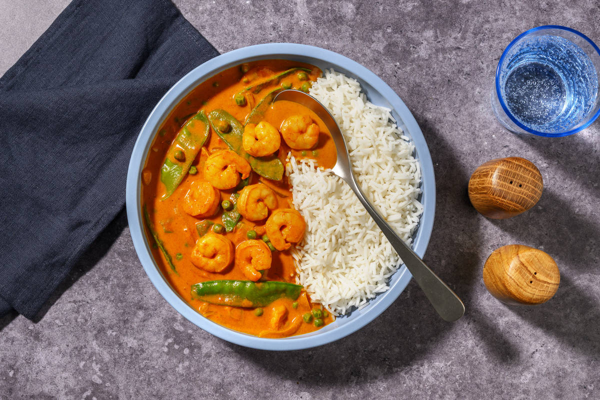 Tanzanian Inspired Coconut Double Prawn Curry