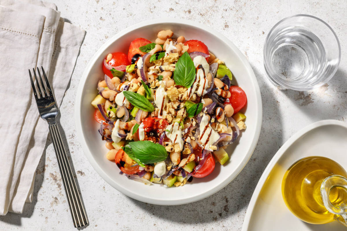 Bontà in vacanza - insalata di cannellini e salmone marinato