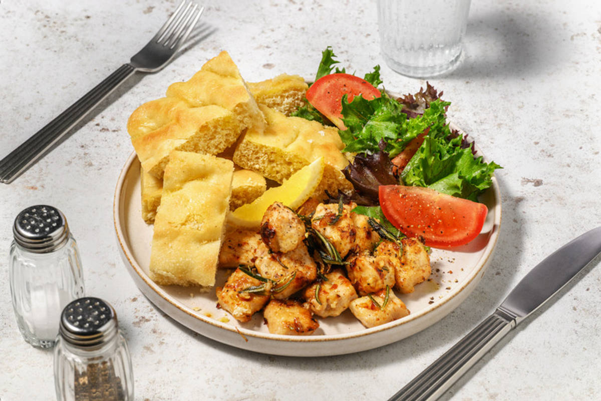 Bocconcini teneri di lonza al rosmarino e limone